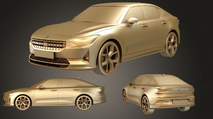 نموذج ثلاثي الأبعاد لآلة CNC السيارات والنقل بولستار 2 2020
